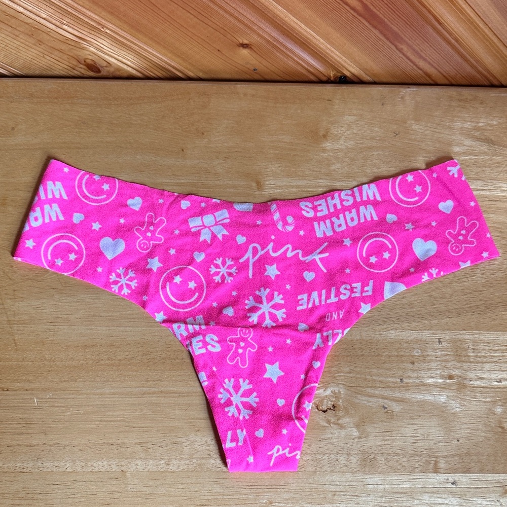 PINK No Show Holiday Thong